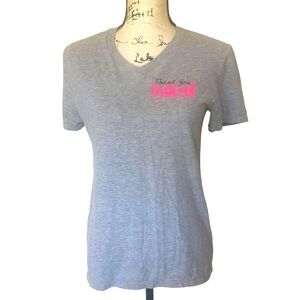 "Mood" Grey V-Neck T-Shirt